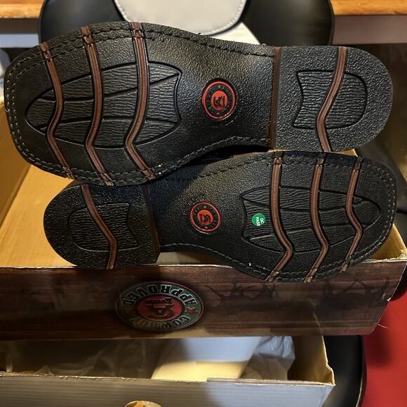 Laredo Eternity Studded Glitter Square Toe Cowboy Boot Black 5970 Women 7.5 NWB - Picture 9 of 11